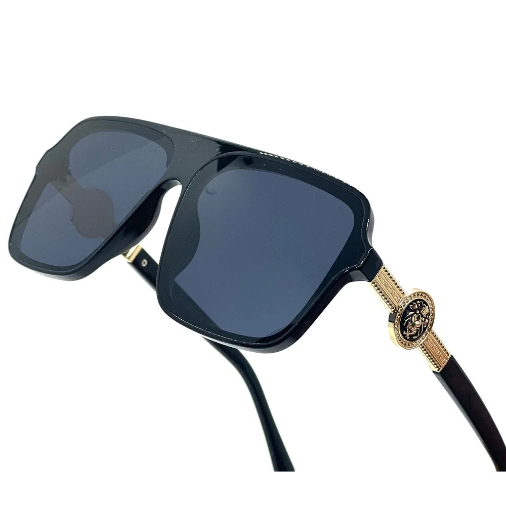 Men Sunglasses Fashion Designer Gold Accents Fashion‎ Shades Hip Hop Street Wear